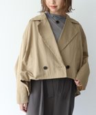 【スリーフォータイム/Three Four Time】のThree Four Time/ラウンドクロップドブルゾン 人気、トレンドファッション・服の通販 founy(ファニー) ファッション Fashion レディースファッション WOMEN アウター Coat Outerwear ブルゾン Blouson/Jackets thumbnail ベージュ|ID: prp329100004158965 ipo3291000000028694870