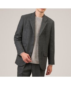 【タケオキクチ/TAKEO KIKUCHI / MEN】の【Made in JAPAN】シェットランドウール 3ボタン ジャケット 人気、トレンドファッション・服の通販 founy(ファニー) ファッション Fashion メンズファッション MEN コンパクト Compact ジャケット Jacket ツイード Tweed モダン Modern 日本製 Made In Japan |ID:prp329100004159005