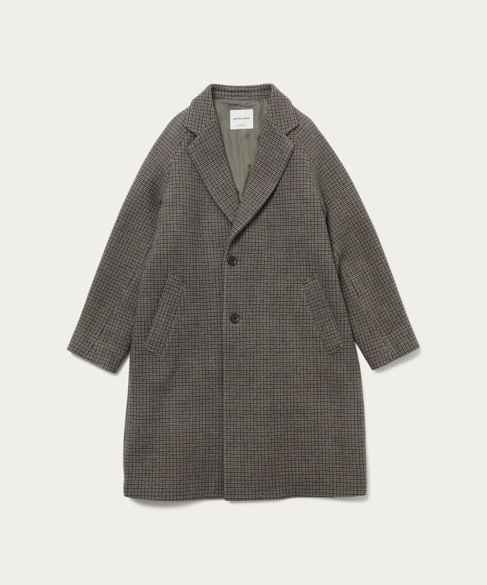 【その他のブランド/Other】のSENTDALE WOOL チェスターコート インテリア・キッズ・メンズ・レディースファッション・服の通販 founy(ファニー) https://founy.com/ ファッション Fashion メンズファッション MEN インナー Inner スポーツ Sports スリーブ Sleeve チェスターコート Chester Coat チェック Check メルトン Melton おすすめ Recommend |ID: prp329100004159074 ipo3291000000028749564