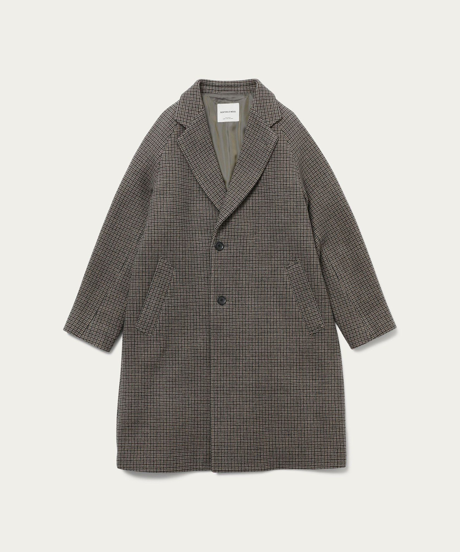 【その他のブランド/Other】のSENTDALE WOOL チェスターコート 人気、トレンドファッション・服の通販 founy(ファニー) 　ファッション　Fashion　メンズファッション　MEN　インナー　Inner　スポーツ　Sports　スリーブ　Sleeve　チェスターコート　Chester Coat　チェック　Check　メルトン　Melton　おすすめ　Recommend　 other-1|ID: prp329100004159074 ipo3291000000028749564