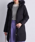 【ラナン/Ranan】のリアルファー付ダウンコート 人気、トレンドファッション・服の通販 founy(ファニー) ファッション Fashion レディースファッション WOMEN アウター Coat Outerwear コート Coats ダウン Down Coats And Jackets エレガント 上品 Elegant ダウン Down バランス Balance リアル Real 定番 Standard thumbnail ブラック|ID: prp329100004159118 ipo3291000000028771669