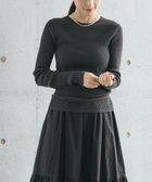 【アーバンリサーチ/URBAN RESEARCH】の『UR TECH』コットンメランジクルーネックニット 人気、トレンドファッション・服の通販 founy(ファニー) ファッション Fashion レディースファッション WOMEN トップス・カットソー Tops/Tshirt ニット Knit Tops 2024年 2024 2024-2025秋冬・A/W Aw/Autumn/Winter/Fw/Fall/2024-2025 A/W・秋冬 Aw・Autumn/Winter・Fw・Fall-Winter 冬 Winter おすすめ Recommend シンプル Simple スラックス Slacks デニム Denim ベーシック Basic メランジ Melange リブニット Rib Knit thumbnail KHAKI|ID: prp329100004159192 ipo3291000000029136473