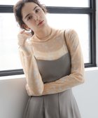 【ラコレ/LAKOLE】のニュアンス柄シアーインナー 人気、トレンドファッション・服の通販 founy(ファニー) ファッション Fashion レディースファッション WOMEN イエロー Yellow インナー Inner キャミワンピース Cami Dress コンパクト Compact サロペット Overalls thumbnail ベージュ55|ID: prp329100004159275 ipo3291000000028698750