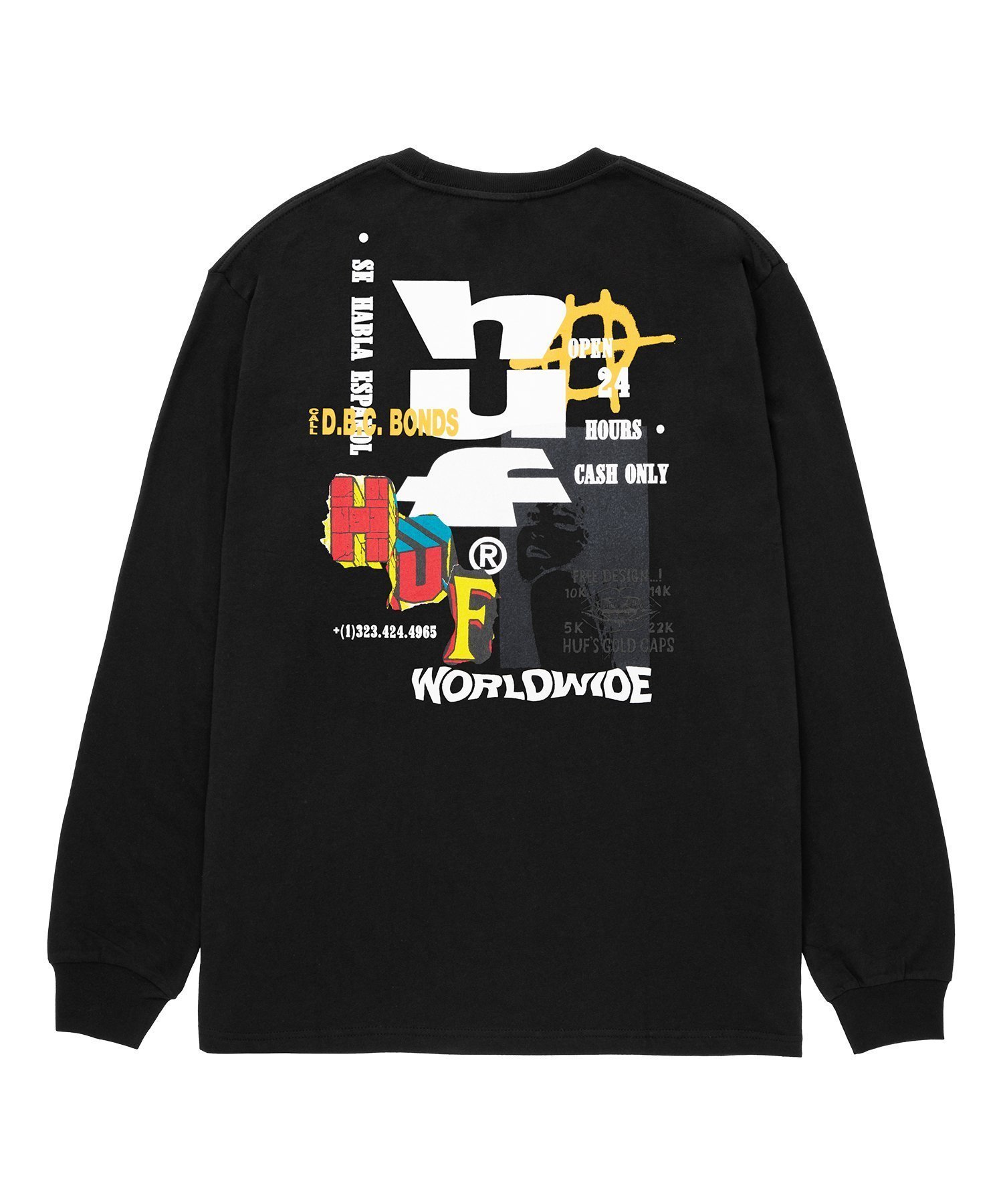 【ハフ/HUF】のCUT AND PASTE LS TEE / HUF ハフ ロンT 人気、トレンドファッション・服の通販 founy(ファニー) 　ファッション　Fashion　レディースファッション　WOMEN　トップス・カットソー　Tops/Tshirt　ロング / Tシャツ　T-Shirts　 other-1|ID: prp329100004159322 ipo3291000000028698996