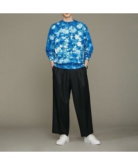 【ナノ ユニバース/nano universe / MEN】のカットオフメルトンワンプリーツワイドパンツ 人気、トレンドファッション・服の通販 founy(ファニー) ファッション Fashion メンズファッション MEN ボトムス Bottoms/Men |ID:prp329100004159390