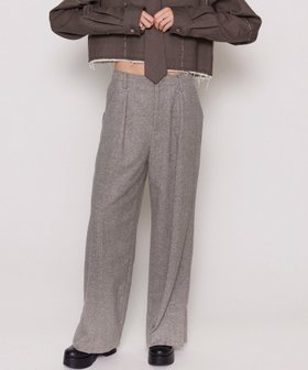 【メゾンスペシャル/MAISON SPECIAL】のSaxony Pants 人気、トレンドファッション・服の通販 founy(ファニー) ファッション Fashion レディースファッション WOMEN パンツ Pants シューズ Shoes スニーカー Sneakers スリット Slit フレア Flare ポケット Pocket リラックス Relax 冬 Winter |ID:prp329100004159521