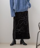 【ローリーズファーム/LOWRYS FARM】のコードシシュウベロアスカート 人気、トレンドファッション・服の通販 founy(ファニー) ファッション Fashion レディースファッション WOMEN スカート Skirt A/W・秋冬 Aw・Autumn/Winter・Fw・Fall-Winter クラッシュ Crash シアー Sheer フレア Flare ベロア Velor thumbnail ブラック09|ID: prp329100004159559 ipo3291000000028701508