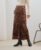 【ローリーズファーム/LOWRYS FARM】のコードシシュウベロアスカート 人気、トレンドファッション・服の通販 founy(ファニー) ファッション Fashion レディースファッション WOMEN スカート Skirt A/W・秋冬 Aw・Autumn/Winter・Fw・Fall-Winter クラッシュ Crash シアー Sheer フレア Flare ベロア Velor thumbnail ブラウン58|ID: prp329100004159559 ipo3291000000028701509