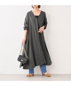 【マイカ ディール/MICA & DEAL】のインド綿コットンスラブVネックワンピース 人気、トレンドファッション・服の通販 founy(ファニー) ファッション Fashion レディースファッション WOMEN ワンピース Dress インド India スリット Slit フリンジ Fringe フレア Flare 羽織 Haori thumbnail CHARCOAL|ID: prp329100004159619 ipo3291000000028702027