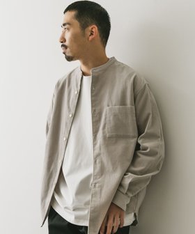 【アーバンリサーチ ドアーズ/URBAN RESEARCH DOORS / MEN】の『UR TECH』コーデュロイバンドカラーシャツ 人気、トレンドファッション・服の通販 founy(ファニー) ファッション Fashion メンズファッション MEN 2024年 2024 2024-2025秋冬・A/W Aw/Autumn/Winter/Fw/Fall/2024-2025 A/W・秋冬 Aw・Autumn/Winter・Fw・Fall-Winter 冬 Winter おすすめ Recommend インナー Inner コーデュロイ Corduroy ショルダー Shoulder スマート Smart デニム Denim ドロップ Drop フレンチ French フロント Front エレガント 上品 Elegant 定番 Standard |ID:prp329100004160035