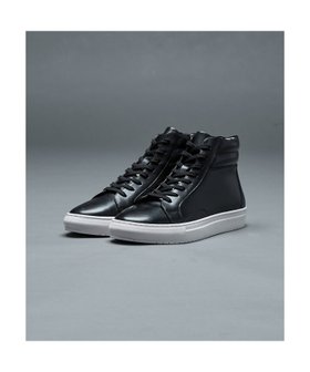 【アルフレッド バニスター/alfredoBANNISTER / MEN】のサイドジップ ハイカット レザースニーカー 人気、トレンドファッション・服の通販 founy(ファニー) ファッション Fashion メンズファッション MEN シューズ・靴 Shoes/Men スニーカー Sneakers インソール Insole クッション Cushion サイドジップ Side Zip シンプル Simple スニーカー Sneakers フィット Fit ラバー Rubber ワイド Wide |ID:prp329100004160044