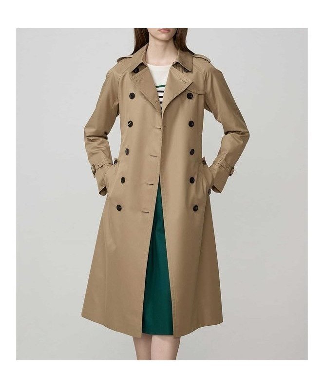 【アクアスキュータム/Aquascutum】のBASIC TRENCH COAT MAXI インテリア・キッズ・メンズ・レディースファッション・服の通販 founy(ファニー) https://founy.com/ ファッションモデル・俳優・女優 Models 女性 Women 松島花 Matsushima Hana ファッション Fashion レディースファッション WOMEN アウター Coat Outerwear コート Coats トレンチコート Trench Coats クラシカル Classical 軽量 Lightweight シンプル Simple ダブル Double ツイル Twill トレンチ Trench 定番 Standard フラップ Flap ライナー Liner おすすめ Recommend エレガント 上品 Elegant |ID: prp329100004160090 ipo3291000000028711592