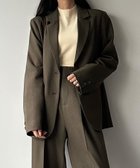 【ジュノア/JUNOAH】のテーラードジャケット+スラックスパンツ 人気、トレンドファッション・服の通販 founy(ファニー) ファッション Fashion レディースファッション WOMEN アウター Coat Outerwear ジャケット Jackets テーラードジャケット Tailored Jackets スラックス Slacks thumbnail モカ|ID: prp329100004160161 ipo3291000000028713525