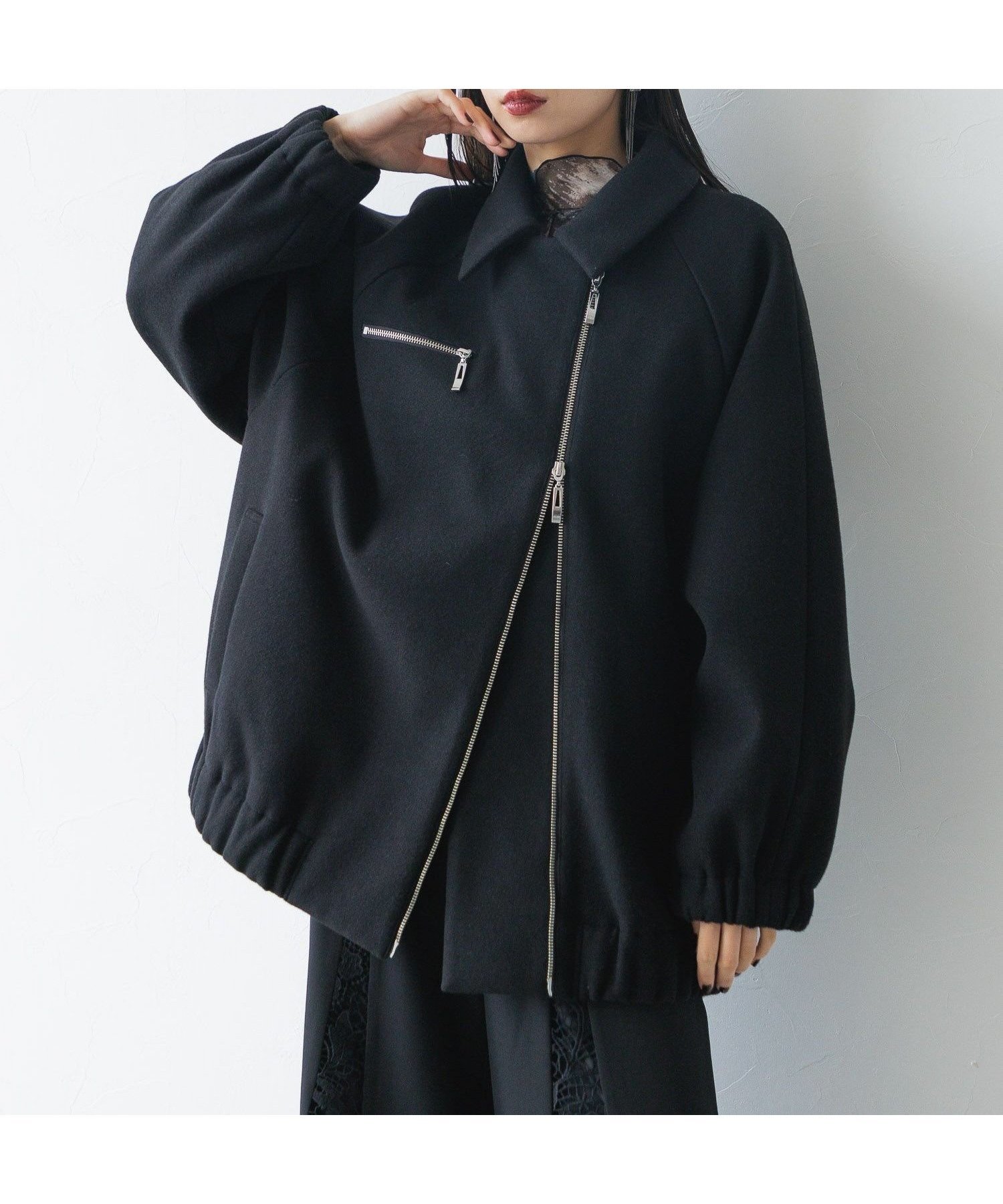 【ハレ/HARE】のウーリーテック2WAYステンカラーブルゾン 人気、トレンドファッション・服の通販 founy(ファニー) 　ファッション　Fashion　レディースファッション　WOMEN　アウター　Coat Outerwear　ブルゾン　Blouson/Jackets　おすすめ　Recommend　インナー　Inner　キルティング　Quilting　ショート　Short　フロント　Front　ブルゾン　Blouson　ボトム　Bottom　ポケット　Pocket　ミドル　Middle　ワンポイント　One Point　冬　Winter　 other-1|ID: prp329100004160173 ipo3291000000028713619