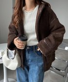 【その他のブランド/Other】のフード付き パイピング ボア ジャケット ブルゾン 人気、トレンドファッション・服の通販 founy(ファニー) ファッション Fashion レディースファッション WOMEN アウター Coat Outerwear ジャケット Jackets ブルゾン Blouson/Jackets ジャケット Jacket タフタ Taffeta トレンド Trend パイピング Piping フェイクレザー Faux Leather ブルゾン Blouson ポケット Pocket 防寒 Cold Protection thumbnail ブラウン|ID: prp329100004160189 ipo3291000000028713814