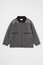 【マウジー/moussy】のBI COLOR ワークジャケット 人気、トレンドファッション・服の通販 founy(ファニー) ファッション Fashion レディースファッション WOMEN アウター Coat Outerwear ジャケット Jackets ショーツ Shorts ジャケット Jacket フロント Front ポケット Pocket ワーク Work 今季 This Season thumbnail L/BLK1|ID: prp329100004160244 ipo3291000000028714276