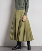 【メイソングレイ/MAYSON GREY】のサイドプリーツスカート 人気、トレンドファッション・服の通販 founy(ファニー) ファッション Fashion レディースファッション WOMEN スカート Skirt プリーツスカート Pleated Skirts おすすめ Recommend ギャザー Gather コンパクト Compact スウェット Sweat ストレッチ Stretch パターン Pattern フレア Flare ロング Long 軽量 Lightweight thumbnail グリーン|ID: prp329100004160342 ipo3291000000028715631