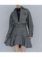 【フレイ アイディー/FRAY I.D】の【pierre cardin】フリルヘムミニスカート 人気、トレンドファッション・服の通販 founy(ファニー) ファッション Fashion レディースファッション WOMEN スカート Skirt ミニスカート Mini Skirts イレギュラーヘム Irregular Hem インナー Inner ショート Short セットアップ Set Up フリル Frills ボンディング Bonding ミニスカート Mini Skirt thumbnail MIX[930]|ID: prp329100004160365 ipo3291000000028715819