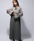 【ハレ/HARE】のジャガードチャイナレイヤーライクフレアワンピース 人気、トレンドファッション・服の通販 founy(ファニー) ファッション Fashion レディースファッション WOMEN ワンピース Dress おすすめ Recommend カッティング Cutting ストレート Straight スリット Slit スリーブ Sleeve フレア Flare 無地 Plain Color thumbnail グレー15|ID: prp329100004160418 ipo3291000000028716241