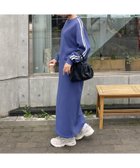 【チルファー/Chillfar】の袖ラインワンピース 人気、トレンドファッション・服の通販 founy(ファニー) ファッション Fashion レディースファッション WOMEN ワンピース Dress スポーティ Sporty スリーブ Sleeve thumbnail BLUE|ID: prp329100004160424 ipo3291000000028716288