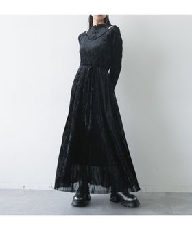 【ハレ/HARE】のベロアチャイナワンピース 人気、トレンドファッション・服の通販 founy(ファニー) ファッション Fashion レディースファッション WOMEN ワンピース Dress おすすめ Recommend フェミニン Feminine フレア Flare ベロア Velor リボン Ribbon エレガント 上品 Elegant 秋 Autumn/Fall |ID:prp329100004160426