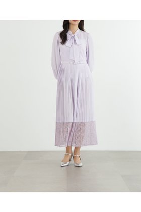 【ジルスチュアート/JILL STUART】のジョーゼットプリーツワンピース 人気、トレンドファッション・服の通販 founy(ファニー) ファッション Fashion レディースファッション WOMEN ワンピース Dress オケージョン Occasion ジョーゼット Georgette プリーツ Pleats レース Race |ID:prp329100004160433