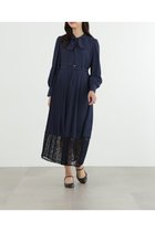 【ジルスチュアート/JILL STUART】のジョーゼットプリーツワンピース 人気、トレンドファッション・服の通販 founy(ファニー) ファッション Fashion レディースファッション WOMEN ワンピース Dress オケージョン Occasion ジョーゼット Georgette プリーツ Pleats レース Race thumbnail ネイビー|ID: prp329100004160433 ipo3291000000028716444