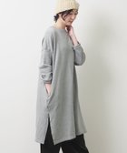 【その他のブランド/Other】の30/10セントラル裏毛 ワイドチュニック 人気、トレンドファッション・服の通販 founy(ファニー) ファッション Fashion レディースファッション WOMEN トップス・カットソー Tops/Tshirt シンプル Simple スリット Slit タオル Towel チュニック Tunic バランス Balance ワイド Wide thumbnail 杢グレー|ID: prp329100004160452 ipo3291000000028716684