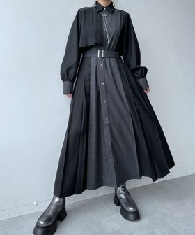 【ハレ/HARE】のアソートプリーツワンピース 人気、トレンドファッション・服の通販 founy(ファニー) ファッション Fashion レディースファッション WOMEN ワンピース Dress クール Cool シンプル Simple ストライプ Stripe トレンド Trend フェイクレザー Faux Leather プリーツ Pleats ベロア Velor |ID:prp329100004160468