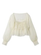 【スナイデル/SNIDEL】のフリルキャミ ボレロセット WHT[001]|ID: prp329100004160484 ipo3291000000028717045