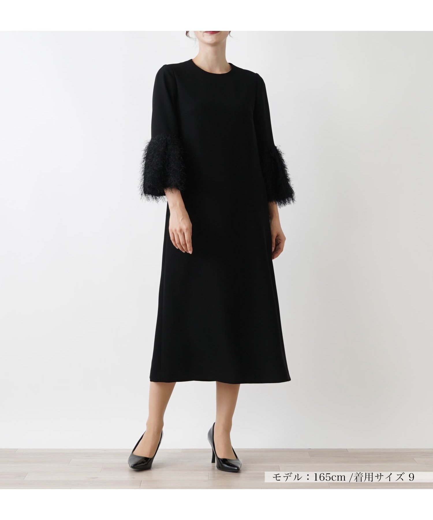 【レリアン/LEILIAN】のノーカラーワンピ-ス 人気、トレンドファッション・服の通販 founy(ファニー) 　ファッション　Fashion　レディースファッション　WOMEN　ワンピース　Dress　おすすめ　Recommend　アクセサリー　Accessories　シンプル　Simple　フェイクファー　Faux Fur　フェミニン　Feminine　ラグジュアリー　Luxury　ロング　Long　冬　Winter　 other-1|ID: prp329100004160503 ipo3291000000028717170