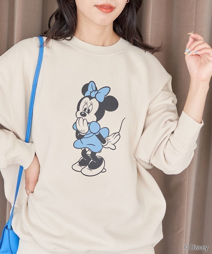 【フリークスストア/FREAK'S STORE】の別注/Minnie Mouse/ミニーマウス 前後 プリント vintage 加工 スウェット【限定展開】 24AW インテリア・キッズ・メンズ・レディースファッション・服の通販 founy(ファニー) https://founy.com/ ファッション Fashion レディースファッション WOMEN トップス・カットソー Tops/Tshirt パーカ Sweats スウェット Sweat 2024年 2024 2024-2025秋冬・A/W Aw/Autumn/Winter/Fw/Fall/2024-2025 A/W・秋冬 Aw・Autumn/Winter・Fw・Fall-Winter 冬 Winter スウェット Sweat スペシャル Special ビッグ Big プリント Print ベーシック Basic ヴィンテージ Vintage 別注 Special Order |ID: prp329100004160523 ipo3291000000028717372