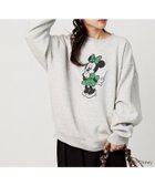 【フリークスストア/FREAK'S STORE】の別注/Minnie Mouse/ミニーマウス 前後 プリント vintage 加工 スウェット【限定展開】 24AW 杢グレー|ID: prp329100004160523 ipo3291000000028717375