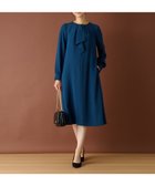 【レリアンプラスハウス/Leilian PLUS HOUSE】のエレガンスワンピース 人気、トレンドファッション・服の通販 founy(ファニー) ファッション Fashion レディースファッション WOMEN ワンピース Dress カーディガン Cardigan ジャケット Jacket ラッフル Raffle エレガント 上品 Elegant thumbnail ブルー|ID: prp329100004160528 ipo3291000000028717463