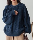 【チルファー/Chillfar】のヴィンテージライクアランニット 人気、トレンドファッション・服の通販 founy(ファニー) ファッション Fashion レディースファッション WOMEN トップス・カットソー Tops/Tshirt ニット Knit Tops A/W・秋冬 Aw・Autumn/Winter・Fw・Fall-Winter ビッグ Big ボトム Bottom ワイド Wide 定番 Standard thumbnail NAVY|ID: prp329100004160541 ipo3291000000028717593