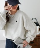 【ディスコート/Discoat】の【WEB限定】ハート刺繍スウェット 人気、トレンドファッション・服の通販 founy(ファニー) ファッション Fashion レディースファッション WOMEN トップス・カットソー Tops/Tshirt パーカ Sweats スウェット Sweat スウェット Sweat thumbnail ライトベージュ|ID: prp329100004160542 ipo3291000000028717625