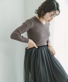 【その他のブランド/Other】の『洗濯可』モチモチVネックニット 人気、トレンドファッション・服の通販 founy(ファニー) ファッション Fashion レディースファッション WOMEN トップス・カットソー Tops/Tshirt ニット Knit Tops Vネック V-Neck 2023年 2023 2023-2024秋冬・A/W Aw/Autumn/Winter//Fw/Fall-Winter/2023-2024 A/W・秋冬 Aw・Autumn/Winter・Fw・Fall-Winter 冬 Winter ストレッチ Stretch 人気 Popularity thumbnail CHA|ID: prp329100004160543 ipo3291000000028717636