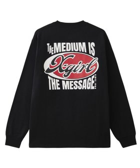 【エックスガール/X-girl】のOVAL AND MESSAGE LOGO L/S TEE 人気、トレンドファッション・服の通販 founy(ファニー) ファッション Fashion レディースファッション WOMEN A/W・秋冬 Aw・Autumn/Winter・Fw・Fall-Winter おすすめ Recommend オーバル Oval グラフィック Graphic デニム Denim プリント Print ベーシック Basic ロング Long 今季 This Season 定番 Standard 長袖 Long Sleeve |ID:prp329100004160672