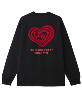 【エックスガール/X-girl】のSPIRAL HEART LOGO L/S TEE 人気、トレンドファッション・服の通販 founy(ファニー) ファッション Fashion レディースファッション WOMEN A/W・秋冬 Aw・Autumn/Winter・Fw・Fall-Winter おすすめ Recommend キャップ Cap グラフィック Graphic プリント Print ベロア Velor ベーシック Basic ロング Long 今季 This Season 定番 Standard 長袖 Long Sleeve |ID:prp329100004160673