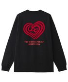 【エックスガール/X-girl】のSPIRAL HEART LOGO L/S TEE 人気、トレンドファッション・服の通販 founy(ファニー) ファッション Fashion レディースファッション WOMEN A/W・秋冬 Aw・Autumn/Winter・Fw・Fall-Winter おすすめ Recommend キャップ Cap グラフィック Graphic プリント Print ベロア Velor ベーシック Basic ロング Long 今季 This Season 定番 Standard 長袖 Long Sleeve thumbnail BLACK|ID: prp329100004160673 ipo3291000000028719786