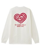 【エックスガール/X-girl】のSPIRAL HEART LOGO L/S TEE 人気、トレンドファッション・服の通販 founy(ファニー) ファッション Fashion レディースファッション WOMEN A/W・秋冬 Aw・Autumn/Winter・Fw・Fall-Winter おすすめ Recommend キャップ Cap グラフィック Graphic プリント Print ベロア Velor ベーシック Basic ロング Long 今季 This Season 定番 Standard 長袖 Long Sleeve thumbnail WHITE|ID: prp329100004160673 ipo3291000000028719789