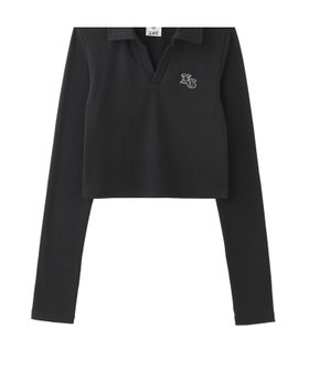 【エックスガール/X-girl】のBABY POLO TOP 人気、トレンドファッション・服の通販 founy(ファニー) ファッション Fashion レディースファッション WOMEN ワンピース Dress カットソー Cut And Sew コンパクト Compact スキッパー Skipper デニム Denim ミニスカート Mini Skirt ロング Long ワンポイント One Point 定番 Standard 秋 Autumn/Fall 長袖 Long Sleeve |ID:prp329100004160676