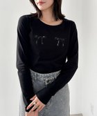 【ヘザー/Heather】のリボンレースロンTEE 人気、トレンドファッション・服の通販 founy(ファニー) ファッション Fashion レディースファッション WOMEN トップス・カットソー Tops/Tshirt ロング / Tシャツ T-Shirts おすすめ Recommend カットソー Cut And Sew フロント Front ベーシック Basic ボトム Bottom リボン Ribbon レース Race ロング Long 定番 Standard thumbnail ブラック|ID: prp329100004160714 ipo3291000000028720050