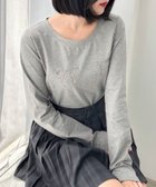 【ヘザー/Heather】のリボンレースロンTEE 人気、トレンドファッション・服の通販 founy(ファニー) ファッション Fashion レディースファッション WOMEN トップス・カットソー Tops/Tshirt ロング / Tシャツ T-Shirts おすすめ Recommend カットソー Cut And Sew フロント Front ベーシック Basic ボトム Bottom リボン Ribbon レース Race ロング Long 定番 Standard thumbnail グレー|ID: prp329100004160714 ipo3291000000028720051