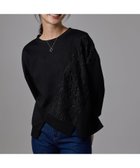 【ジャイロ/JAYRO】のレース切替アシンメトリープルオーバー 人気、トレンドファッション・服の通販 founy(ファニー) ファッション Fashion レディースファッション WOMEN トップス・カットソー Tops/Tshirt プルオーバー Pullover A/W・秋冬 Aw・Autumn/Winter・Fw・Fall-Winter おすすめ Recommend スウェット Sweat スラックス Slacks ダウン Down デニム Denim バランス Balance ポケット Pocket レース Race 切替 Switching thumbnail ブラック(01)|ID: prp329100004160733 ipo3291000000028720189