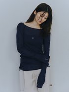 【フレイ アイディー/FRAY I.D】の【pierre cardin】2ピースレイヤードカットプルオーバー 人気、トレンドファッション・服の通販 founy(ファニー) ファッション Fashion レディースファッション WOMEN トップス・カットソー Tops/Tshirt プルオーバー Pullover インナー Inner キャミソール Camisole 長袖 Long Sleeve プレート Plate メタル Metal おすすめ Recommend thumbnail NVY[089]|ID: prp329100004160752 ipo3291000000028720369