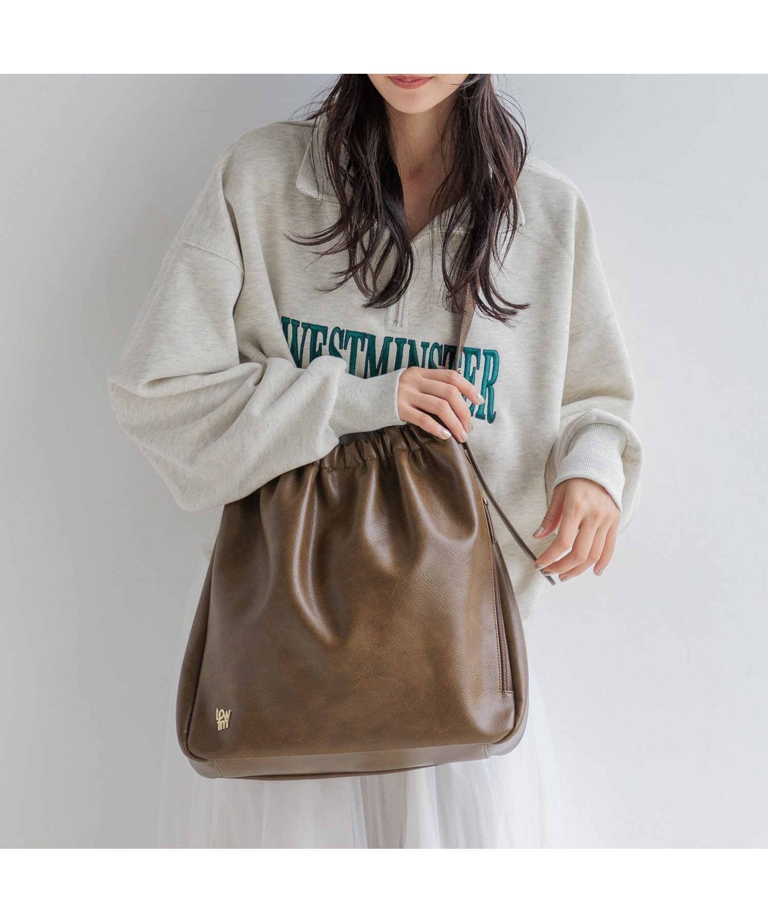 【ローリーズファーム/LOWRYS FARM】のギャザーショルダーBAG 人気、トレンドファッション・服の通販 founy(ファニー) 　ファッション　Fashion　レディースファッション　WOMEN　バッグ　Bag　ギャザー　Gather　ショルダー　Shoulder　スマホ　Smartphone　トレンド　Trend　フィット　Fit　ポケット　Pocket　ヴィンテージ　Vintage　楽ちん　Easy　 other-1|ID: prp329100004160781 ipo3291000000028720537