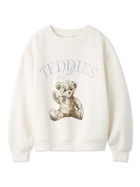 【スナイデル ホーム/SNIDEL HOME】のベアプリントスウェット 人気、トレンドファッション・服の通販 founy(ファニー) ファッション Fashion レディースファッション WOMEN トップス・カットソー Tops/Tshirt パーカ Sweats スウェット Sweat おすすめ Recommend ショルダー Shoulder スウェット Sweat トレンド Trend ドロップ Drop プリント Print ボトム Bottom モチーフ Motif 秋 Autumn/Fall |ID:prp329100004160812