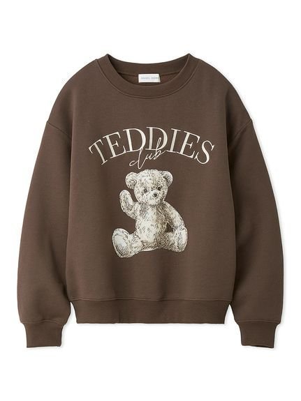 【スナイデル ホーム/SNIDEL HOME】のベアプリントスウェット インテリア・キッズ・メンズ・レディースファッション・服の通販 founy(ファニー) 　ファッション　Fashion　レディースファッション　WOMEN　トップス・カットソー　Tops/Tshirt　パーカ　Sweats　スウェット　Sweat　おすすめ　Recommend　ショルダー　Shoulder　スウェット　Sweat　トレンド　Trend　ドロップ　Drop　プリント　Print　ボトム　Bottom　モチーフ　Motif　秋　Autumn/Fall　BRW[058]|ID: prp329100004160812 ipo3291000000028720729