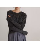 【ミエリインヴァリアント/MIELIINVARIANT】のGlitter Semi Sheer Knit P/O 人気、トレンドファッション・服の通販 founy(ファニー) ファッション Fashion レディースファッション WOMEN トップス・カットソー Tops/Tshirt ニット Knit Tops シンプル Simple thumbnail BLACK|ID: prp329100004160833 ipo3291000000028721123